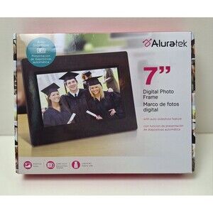 Aluratek ADPFWM7S 7-in Digital Photo Frame-Open Box, Never Used